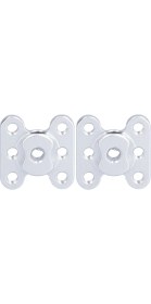 Resim Creatorally 2 Adet Flanş Bağlantısı Hafif Dengeli Hacim Ağırlığı Kolayca Takılan Motor Kılavuz Mil Bağlantısı Akıllı Robot IÇIN3308-0016-0006 (Yurt Dışından) 