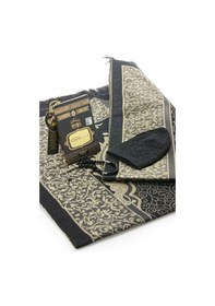 Resim Babalar Günü Hediyesi Kabe Konseptli Damat Bohçasına Uygun Hediyelik Çeyizlik Seccade Seti 