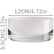 Resim Xuweiwei 1pc Akrilik Kül Tablası - Modern Ve Çok Amaçlı İç Ve Dış Mekan Kullanımı 