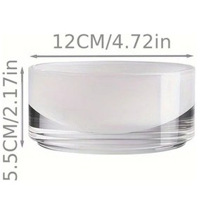 Resim Xuweiwei 1pc Akrilik Kül Tablası - Modern Ve Çok Amaçlı İç Ve Dış Mekan Kullanımı 