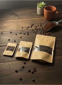 Resim Okumuş Home KRAFT PENCERELİ KİLİTLİ DOYPACK SAKLAMA POŞETİ 8,5x14,5 - 11x18 - 18x29 (30 ADET) 