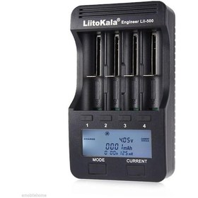 Resim Dancemonkey Liitokala Lii-500 4 Yuvalı Lcd Pil Şarj Cihazı + 2a Adaptör + Araç Şarj Cihazı Siyah İngiltere Tak 