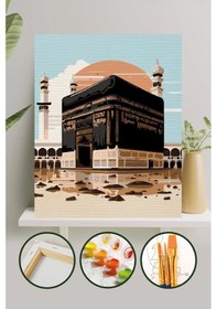 Resim Sayılarla Boyama Tuval Seti 40x50 Cm - Kabe 