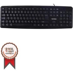 Resim Torima Tk-01 Siyah Kablolu Klavye 