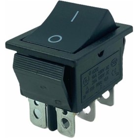 Resim Vites Düğmesi Geniş Işıksız On-Off 6P 