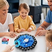 Resim Eğitici ve Eğlenceli Aile Oyunu - Etkileşimli Alfabe ve Sayı Döndürücü, LED Işıklı Renkli Plastik Öğrenme Oyuncak, Ev, Takım Oluşturma ve Dış Mekan Aktiviteleri İçin İdeal, Pil Gerektirmez, Takım Oluşturma Oyunu | Etkileşimli Öğrenme Oyuncak | Dayanıklı Plastik Oyuncak, Eğitici Oyunlar 