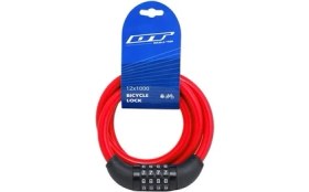 Resim Dt 12X1000 Şifreli Bisiklet Kilidi Farklı Renklerde KLT-224 KLT-225 KLT-226 KLT-227 
