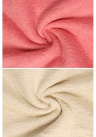 Resim Yeşilhome Çift Kişilik Pamuk Battaniye, Çift Taraflı Battaniye Pembe-krem Pembe 