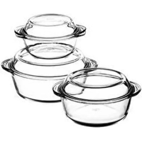 Resim Paşabahçe Arda Türkmen Hazırlık Seti ve Borcam Tencere Seti Şeffaf Cam Malzeme ile 