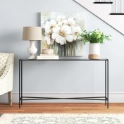 Resim Hitit Dekorasyon Betsy Siyah Metal Dresuar 140 cm 