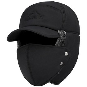 Resim Springsun Erkekler İçin Şık Ve Sıcak Kış Maskesi - Hafif, Dayanıklı, Outdoor Aktiviteler İçin Mükemmel Siyah 