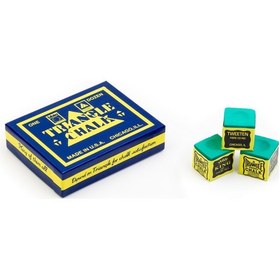 Resim Triangle 12'li Yeşil Bilardo Tebeşiri 