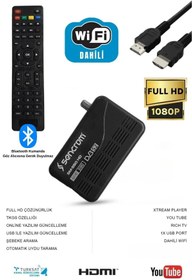 Resim sencrom Full Hd Uydualıcı Wifi Dahil Canaklı Canaksız Sınırsız Tv Paketi Uydu Alıcısı Bluetooth Kumandalı 