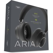 Resim Powerway Aria Kulak Üstü Bluetooth Kulaklık Siyah Kablosuz Ayarlanabilir Aktif Gürültü Önleyici 