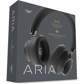 Resim Powerway Aria Kulak Üstü Bluetooth Kulaklık Siyah Kablosuz Ayarlanabilir Aktif Gürültü Önleyici 