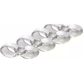 Resim Şeffaf Kapı Pencere Kolu Stoperi Tamponu 15 Adet 