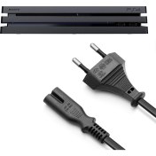 Resim Pop Konsol Ps4 Pro Güç Kablosu 1.5m Playstation 4 Pro Kasa Uyumlu Ps4 Kablo Yedek Parça 