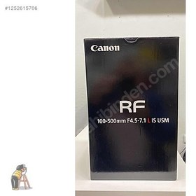 Resim CANON RF 100-500mm F4.5-7.1 L IS USM-SIFIR-TAKSİT-TAKAS-CİNEGODA 