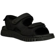 Resim Forelli 38506 Arya-g Siyah Kadın Comfort Deri Sandalet 