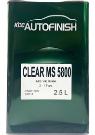 Resim Kcc 2k Akrilik Vernik 5800 Yüksek Parlaklık & Dayanıklılık 