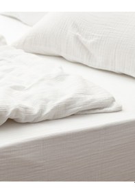 Resim Madame Coco Marla Müslin Tek Kişilik %100 Pamuk Lastikli Nevresim Takımı - Ekru 8684427194096 Ekru 