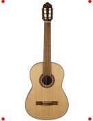 Resim markentegra Doğal Mat Sitka Kapaklı Tam Boy Klasik Gitar 