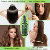 Resim Mena Rise Elysian Essence Biberiyeli Saç Serumu 2'li Set Hızlı Uzama Etkili ve Dökülmeye Karşı - Organik Argan Yağı, Vitamin E, Keratin 