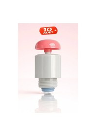 Resim Depolu Sabunluk Sistemi Musluğu 10 Lu Paket - Pembe Butonlu Musluk 