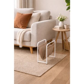 Resim Todek Home Terra Dekoratif Metal Dergilik Gazetelik - Deri Detaylı Modern Ofis Salon Düzenleyici 