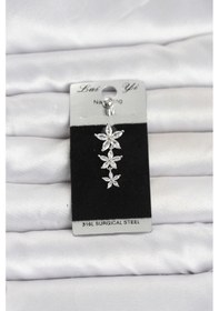 Resim Sallantılı Sıralı Lotus Model Göbek Piercing - Ebj260516w42320 Bakır 