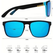 Resim Motion003 3 Adet Retro Sürüş Gözlüğü Mavi Yeşil Kırmızı Polarize Kare Tasarım Klasik Erkek Açık Füme 