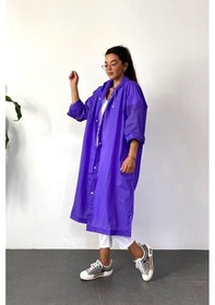 Resim Yağmurluk Unisex Mrc 881 - Mor-7431 - Mor 