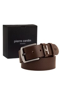 Resim Pierre Cardin Deri Erkek Kemer En 4 Cm Pc-2099 Kahverengi 