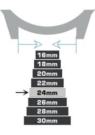 Resim 24 MM Kahverengi Taba Kroko Hakiki Deri Saat Kordonu Kayış 