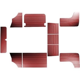 Resim Vw Trans. T2 70-79 Kombi İç Yan Pnl. 10 Prç Bordo - Öz-iş 