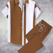 Resim Erkek Modası Günlük Takım Elbise Üst + Pantolon İki Parça Set 