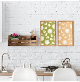 Resim Bk Home Dekoratif Doğal Ahşap Raf Ve 2’Li Mutfak Konseptli Ahşap (551038296) 