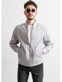 Resim Fbı Jeans Slim Ft Gofre Kumaş Kolej Yaka Astarlı Baharlık Mont 001 