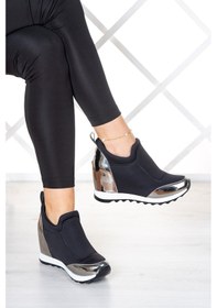 Resim Erkan Saçmacı Anastasia Platin Ön Yüz Streç Gizli Dolgu Günlük Ayakkabı Platin 