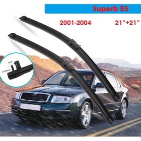 Resim Skoda Superb Ön Cam Muz Silecek Takımı 2001-2004 