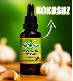 Resim Yeşil Adam Siyah Sarımsak Ekstratı 50 Ml Kokusuz 