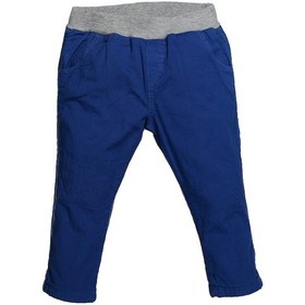 Resim Zeyland Erkek Bebek Bel Lastikli Diz Nakışlı Koton Pantolon (6-24Ay) 