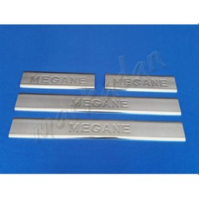 Resim Renault Megane 2 Krom Kapı Eşiği 2004-2010 4 Parça Paslanmaz Çeli (431422627) 