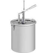 Resim Kalando Dispensing Systems Kollu Sos Pompasi, Enjekte Dolum Iğneli, Paslanmaz Çelik Hazne, 10 L 