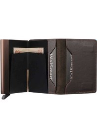 Resim Walsmart Book Cotton Akıllı Mekanizmalı Deri Cüzdan Kahverengi 