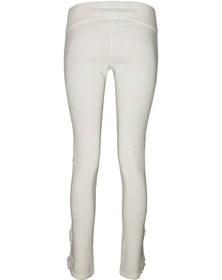 Resim BULALGİY Kadın Kırık Beyaz Skinny Dantel Pantolon - BGA653058 
