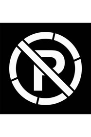 Resim tabelacım Boyama Şablonu Park Yasaktır 50x50 