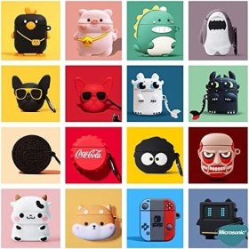Resim Esmo Home Airpods Pro Için Kılıf Figürlü Silikon Crtn-Fgr-Ptrck-Str [airpods Pro ile Uyumlu Kılıf - Mor] 