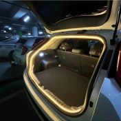 Resim Trendooze Turcoshop11 1 Adet Pembe Led Bagaj Işık Şeridi, Ayarlanabilir Dekoratif Aydınlatma 