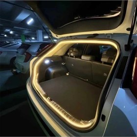 Resim Trendooze Turcoshop11 1 Adet Pembe Led Bagaj Işık Şeridi, Ayarlanabilir Dekoratif Aydınlatma 